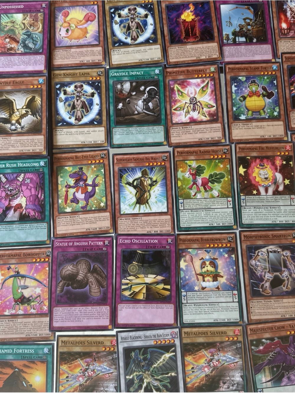Lot of 100 1st Edition Vintage Yugioh Cards - NM/LP Various Types and Sets